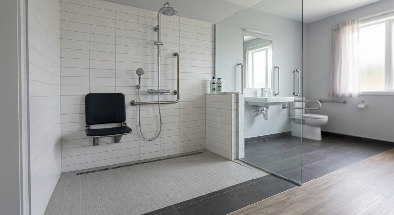 Handicap Shower Installation in South Portland, ME