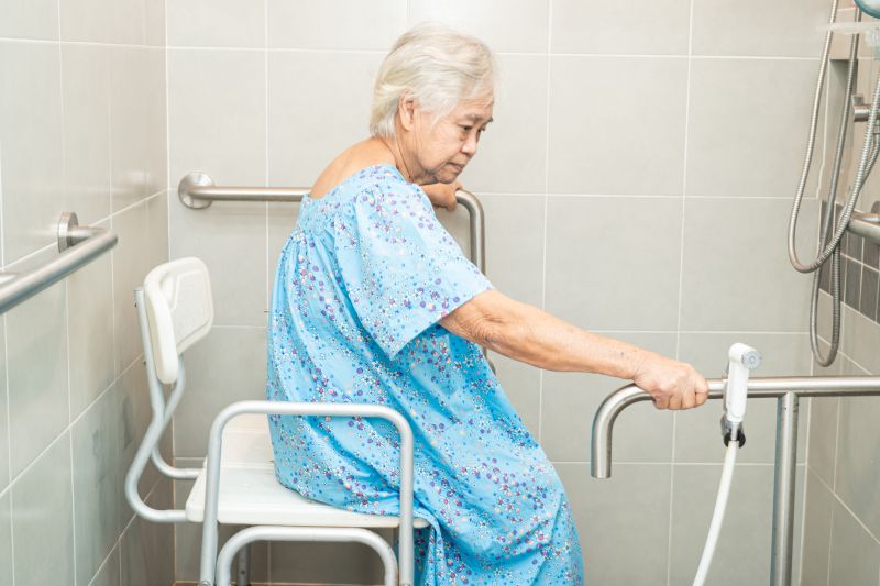 Handicap Shower Installation