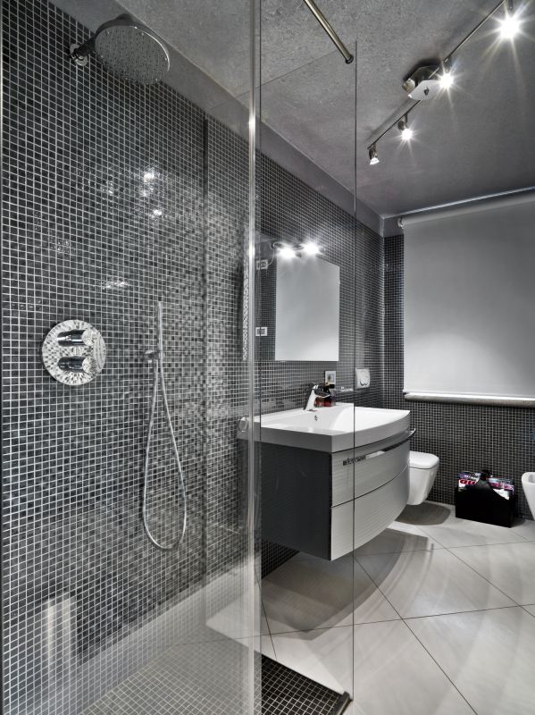 Spacious Shower with Rain Head