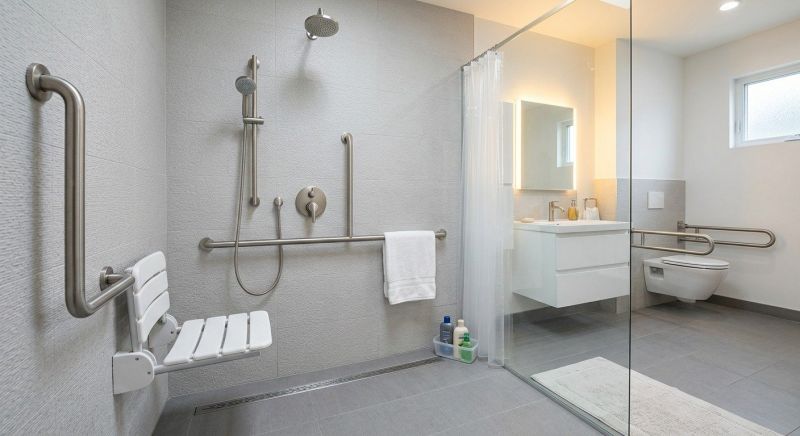 Accessible Shower Construction in Manchester, NH